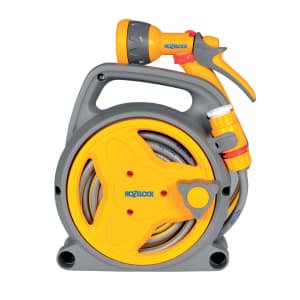 Hozelock Pico Hose Pipe Reel with Spray Gun – 10m