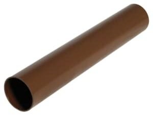 FloPlast 50mm MiniFlo Downpipe 2m - Brown