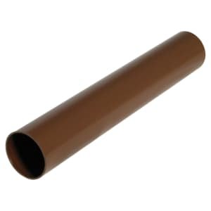 FloPlast 50mm MiniFlo Downpipe 2m – Brown