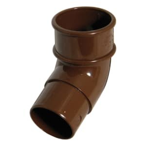 FloPlast 50mm MiniFlo Downpipe Offset Bend 112.5° – Brown