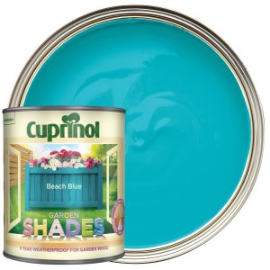 Cuprinol Garden Shades Matt Wood Treatment – Beach Blue 1L