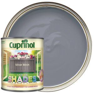 Cuprinol Garden Shades Matt Wood Treatment – Silver Birch 1L