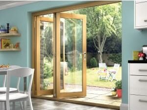 JCI Isaac Oak Veneer Bi-Fold Door - 8ft