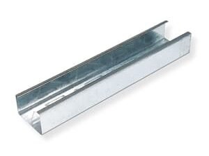 Knauf Galvanised Metal C-Stud - 0.55 x 70mm x 3.0m