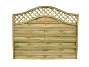 Forest Garden Pressure Treated Bristol Fence Panel - 1800 x 1500mm - 6 x 5ft - Pack of 3