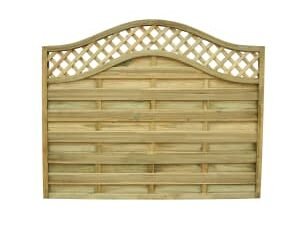Forest Garden Pressure Treated Bristol Fence Panel - 1800 x 1500mm - 6 x 5ft - Pack of 5
