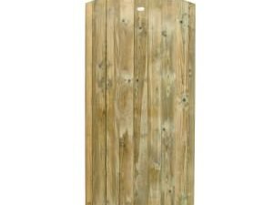 Forest Garden Pressure Treated Curved Top Timber Gate - 900 x 1800 mm