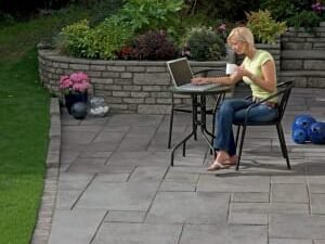 Marshalls Firedstone Dusk Paving Slab Mixed Size - 5 m2 pack
