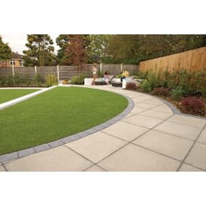 Marshalls Saxon Textured Natural Paving Slab 300 x 600 x 35 mm – 5.4m2 pack