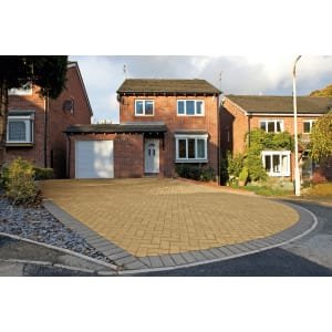 Marshalls Driveway Block Paving – Buff 200 x 100 x 50mm Pack of 488