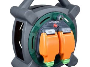 Masterplug 10A Weatherproof Garden Extension Cable Reel - 20m