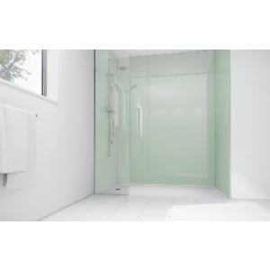 Mermaid Mint Acrylic 3 Sided Shower Panel Kit – 900 x 900mm