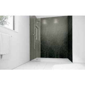 Mermaid Lead Laminate 3 Sided Shower Panel Kit – 1200 x 900mm