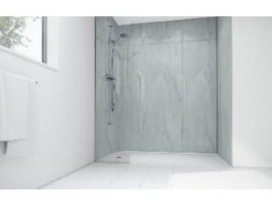 Mermaid Egyptian Laminate 2 Sided Shower Panel Kit - 1700 x 900mm
