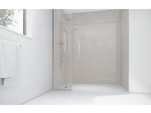 Mermaid Sugar Acrylic 3 Sided Shower Panel Kit - 1700 x 900mm