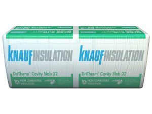 Knauf 32 Insulation DriTherm® Cavity Slab - 100 x 455mm x 1.2m