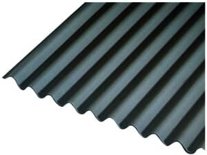 Onduline Classic Black Bitumen Corrugated Roof Sheet - 950 x 2000 x 3mm