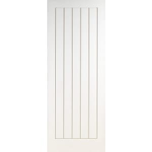 Wickes Geneva White Grained Moulded Fully Finished Cottage Internal Door – 1981 x 686mm