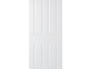 Wickes Chester White Grained Moulded Fully Finished 4 Panel Internal Door - 1981 x 838mm