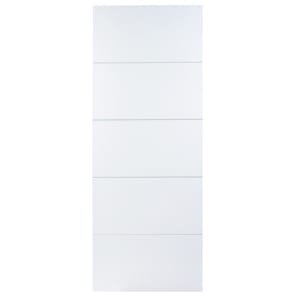 Wickes Halifax White Smooth Moulded 5 Panel Internal Door – 1981 x 838mm