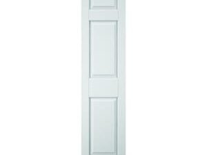Wickes Lincoln White Grained Moulded 3 Panel Internal  Door - 1981 x 533mm