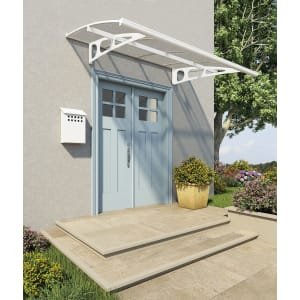 Palram Bordeaux Modern Polycarbonate Door Canopy  – 1390 x 2235mm