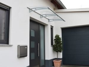 Palram Aquila 2050 Modern Polycarbonate Door Canopy - 915 x 2055mm
