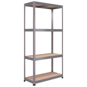 Rb Boss 4 Tier Wood Shelving Kit – 1800 x 900 x 400mm 300kg Udl