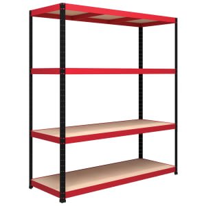 Rb Boss 4 Tier Wood Shelving Kit – 1800 x 1600 x 600mm 500kg Udl