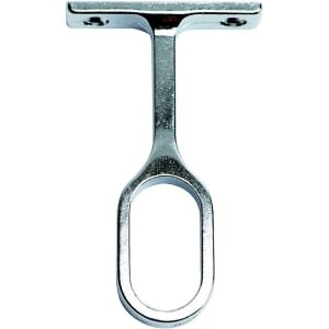 Wickes Interior Oval Centre Rail Bracket – 15mm Chrome