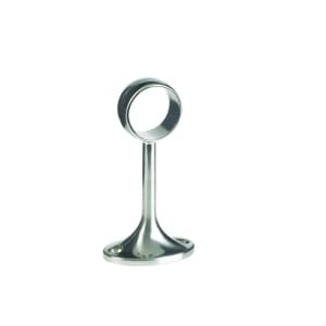 Wickes Interior Decorative Centre Rail Bracket – 25mm Brushed Nickel
