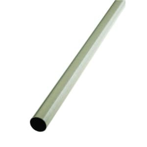 Wickes Interior Wardrobe Rail – 19mm x 910mm Brushed Nickel