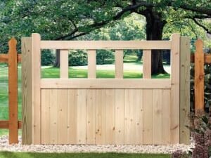 Wickes Timber Cut Out Top Timber Gate Kit - 1206 x 914 mm