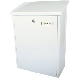 Sterling MB04 Grand Post Box – White