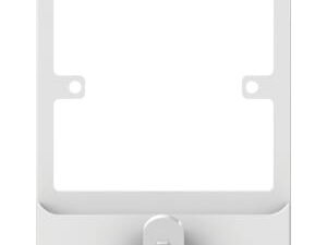 Lisse 1 Gang Plate Switch Surround with Clip - White