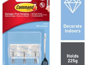 Command Clear Wire Utensil Hooks - Pack of 3