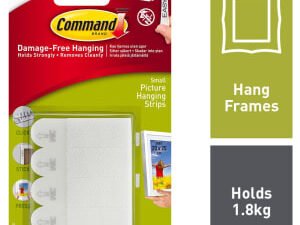 Command White Small Picture Hanging Strips - Pack of 4