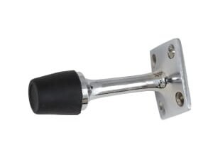 Wickes Projection Door Stop - Chrome 75mm