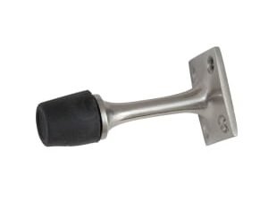 Wickes Projection Door Stop - Satin Nickel 75mm