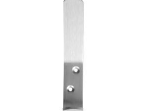 Wickes Aluminium Large Single Robe Hook - Pack of 4