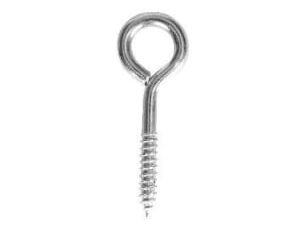 Wickes Zinc Screwed Eyes - 45mm - Pack of 10