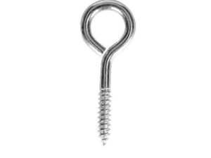 Wickes Zinc Screwed Eyes - 55mm - Pack of 10
