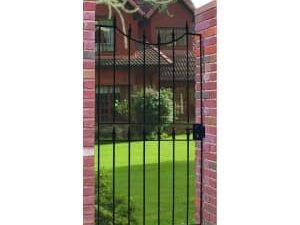 Wickes Windsor Steel Gate Black - 914 x 1880 mm