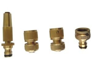 Wickes Brass Garden Hose Pipe Set