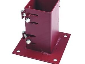 Wickes Bolt Down Post Support Flush Fit for Fence Posts - 75 x 75mm