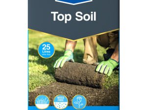 Wickes Multi-Purpose Brown Peat Free Top Soil - 25L