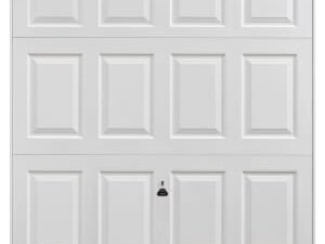 Garador Beaumont White Frameless Retractable Garage Door - 2134 x 2134mm