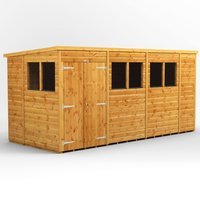 14 x 6 Power Pent Double Door