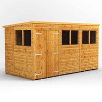 12 x 6 Power Pent Double Door