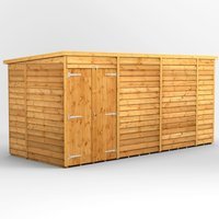 14 x 6 Power Overlap Pent Dbl Doors No Win